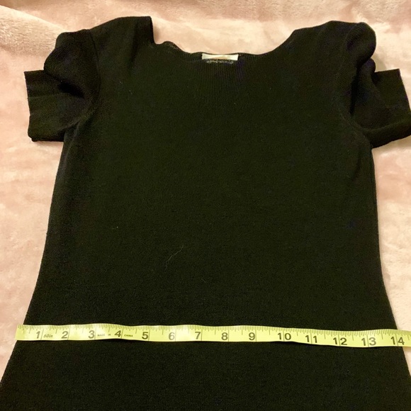 Talbots black knit dress with sweater size Petite - Picture 5 of 8